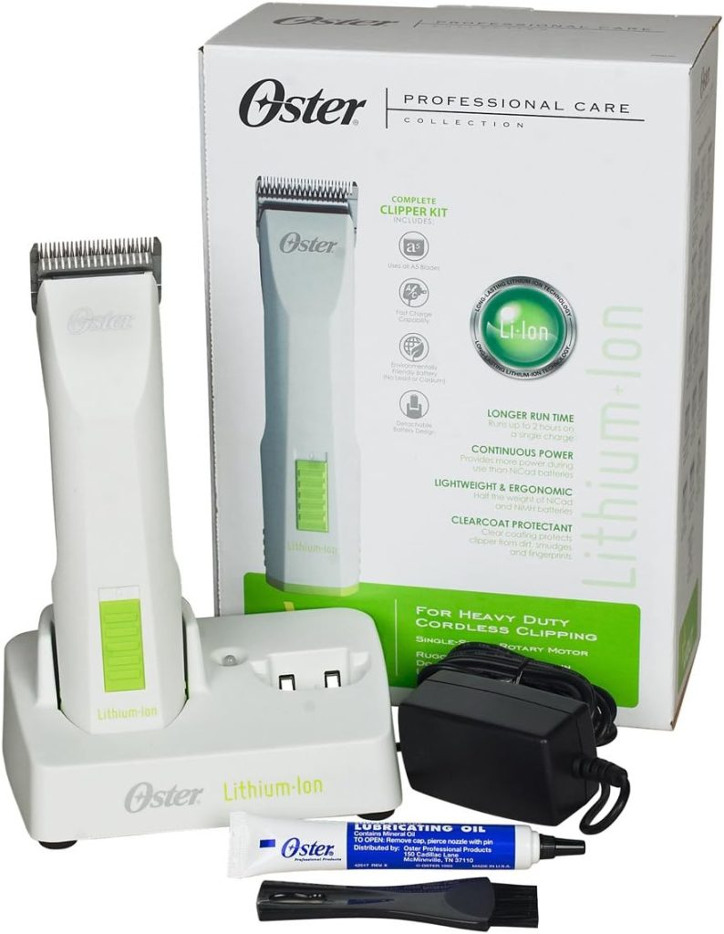 Oster Volt Cordless Pet Clippers with Detachable Lithium-Ion Battery
