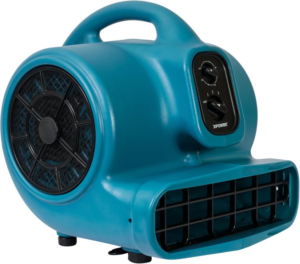 XPOWER X-430TF Pro 1/3 HP 2000 CFM Centrifugal Air Mover