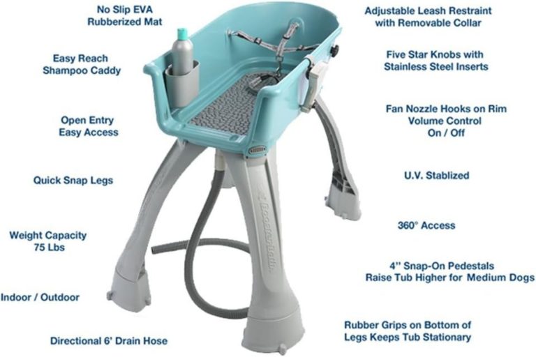 Paws for Thought Booster Bath Top Dog Wash Station for Home